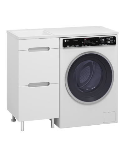 Байкал - 40 Тумба под стиральную машину 2 ящ .ПВХ (аналог Фостера)