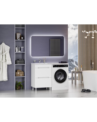 Байкал - 55 Тумба под стиральную машину 2 ящ .ПВХ (аналог Фостера)