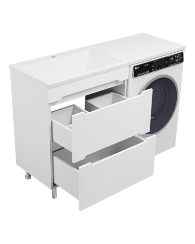 Байкал - 70 Тумба под стиральную машину 2 ящ .ПВХ (аналог Фостера)