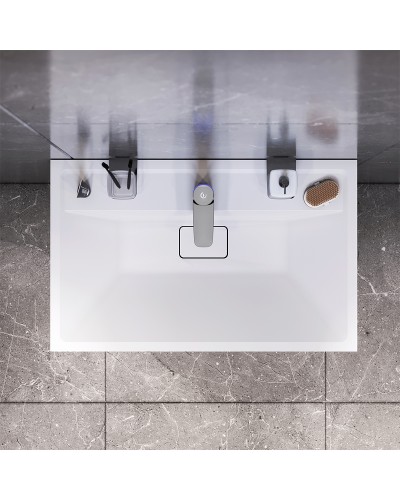 Тумба под раковину AM.PM Inspire V2.0 80 M50AFHX0803GM подвесная Графит