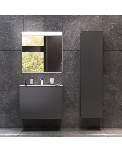 Тумба под раковину AM.PM Inspire V2.0 80 M50AFHX0803GM подвесная Графит