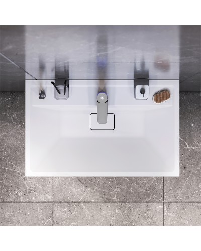 Тумба под раковину AM.PM Inspire V2.0 80 M50AFHX0803WM подвесная Белая матовая