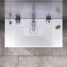 Тумба под раковину AM.PM Inspire V2.0 100 M50AFHX1003GM подвесная Графит матовая