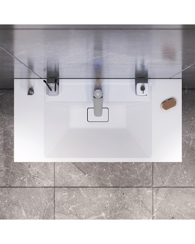 Тумба под раковину AM.PM Inspire V2.0 100 M50AFHX1003GM подвесная Графит матовая