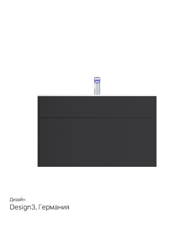 Тумба под раковину AM.PM Inspire V2.0 100 M50AFHX1003GM подвесная Графит матовая