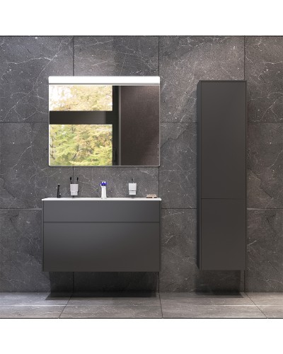 Тумба под раковину AM.PM Inspire V2.0 100 M50AFHX1003GM подвесная Графит матовая