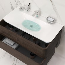 Тумба под раковину AM.PM Sensation 100 M30FHX1002TF подвесная Табачный дуб
