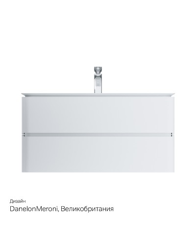 Тумба под раковину AM.PM Sensation 100 M30FHX1002WG подвесная Белая глянцевая