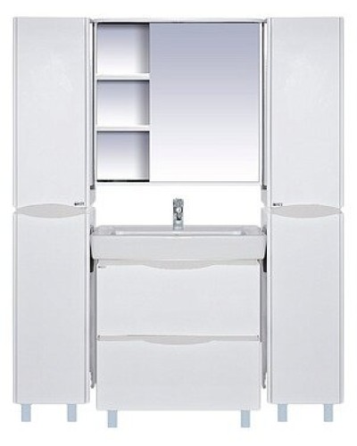 Венера - 80 Тумба с 2 ящ. белая