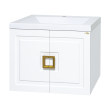 Галвер - 60 Тумба прямая подвесная белая