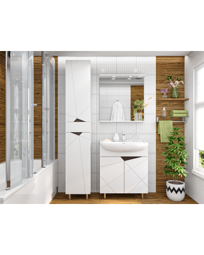 Грани - 60 Тумба напольная прямая (эмаль)