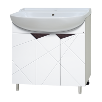 Грани - 80 Тумба напольная прямая (эмаль)