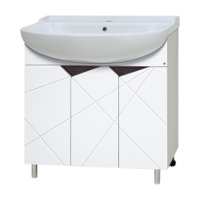 Грани - 80 Тумба напольная прямая (эмаль)