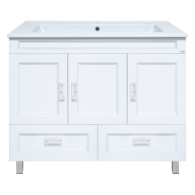 Дива -105 Тумба белая с 2 ящ.