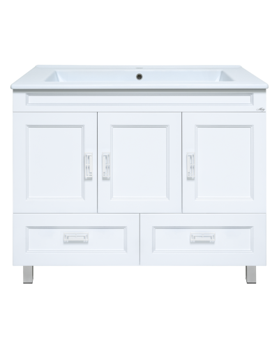 Дива -105 Тумба белая с 2 ящ.