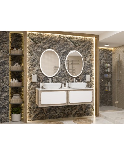 Дубль - 150 Тумба подвесная комбинированная 2 ящ.