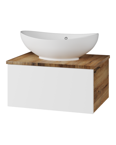 Ива - 60 Тумба подвесная комбинированная 1 ящ. О