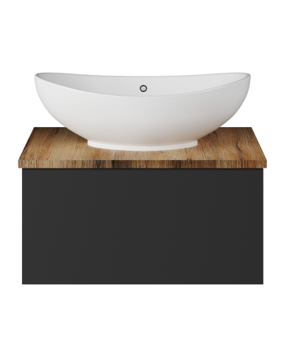 Ива - 60 Тумба подвесная Графит пленка 1 ящ О