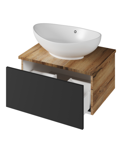 Ива - 60 Тумба подвесная Графит пленка 1 ящ О