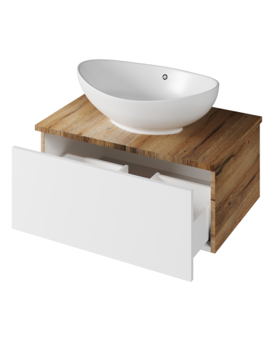 Ива - 70 Тумба подвесная комбинированная 1 ящ. О