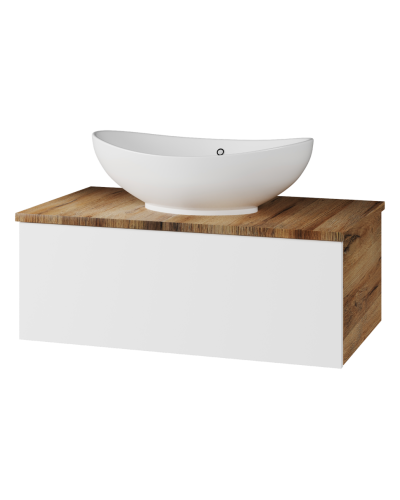 Ива - 80 Тумба подвесная комбинированная 1 ящ. О