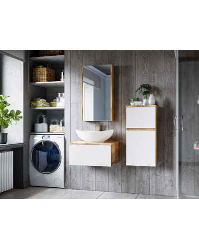 Ива - 80 Тумба подвесная комбинированная 1 ящ. О