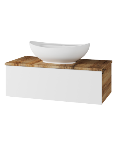 Ива - 90 Тумба подвесная комбинированная 1 ящ. О