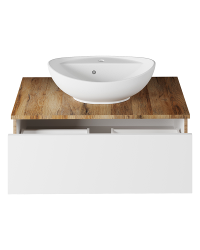 Ива - 90 Тумба подвесная комбинированная 1 ящ. О