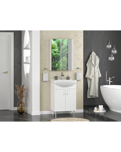 Изео - 60 Тумба напольная прямая, (ПВХ)