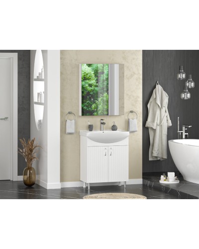 Изео - 70 Тумба напольная прямая, (ПВХ)