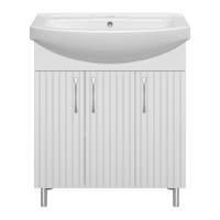 Изео - 75 Тумба напольная прямая, 3 дв. (ПВХ)