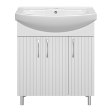 Изео - 75 Тумба напольная прямая, 3 дв. (ПВХ)