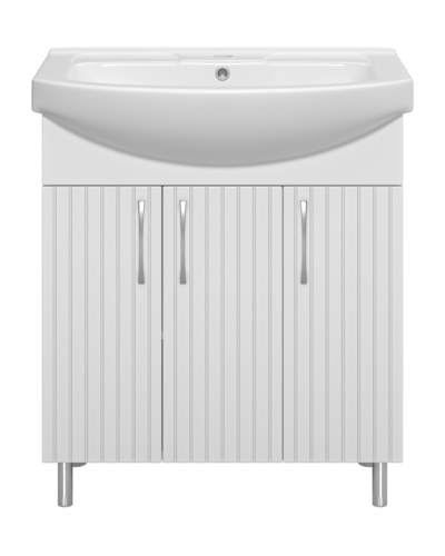 Изео - 75 Тумба напольная прямая, 3 дв. (ПВХ)