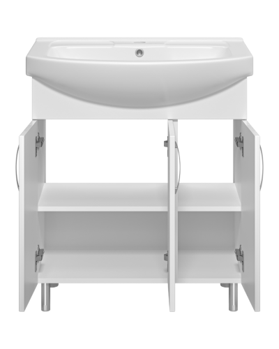 Изео - 75 Тумба напольная прямая, 3 дв. (ПВХ)