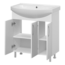 Изео - 75 Тумба напольная прямая, 3 дв. (ПВХ)