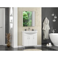 Изео - 75 Тумба напольная прямая, 3 дв. (ПВХ)