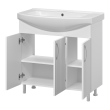 Изео - 85 Тумба напольная прямая 3 дв., (ПВХ)