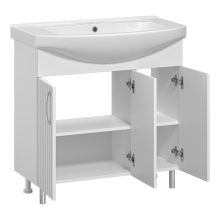 Изео - 85 Тумба напольная прямая 3 дв., (ПВХ)