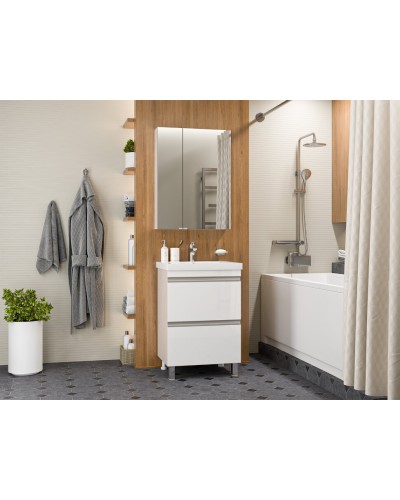 Ингрид - 60 Тумба напольная с 2 ящ.эмаль