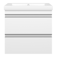 Ингрид - 60 Тумба подвесная с 2 ящ.эмаль, глянец