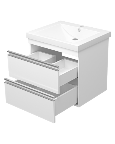 Ингрид - 60 Тумба подвесная с 2 ящ.эмаль, глянец