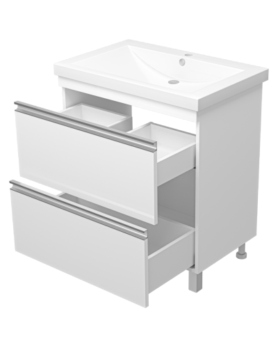 Ингрид - 75 Тумба напольная с 2 ящ.эмаль