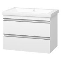 Ингрид - 75 Тумба подвесная с 2 ящ.эмаль