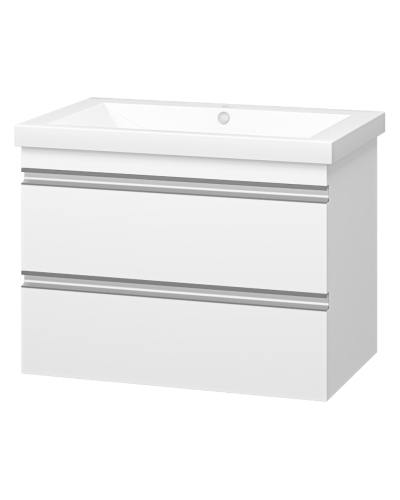 Ингрид - 75 Тумба подвесная с 2 ящ.эмаль