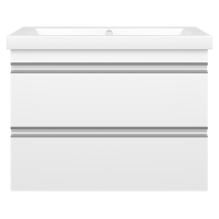 Ингрид - 75 Тумба подвесная с 2 ящ.эмаль