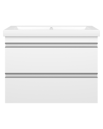 Ингрид - 75 Тумба подвесная с 2 ящ.эмаль