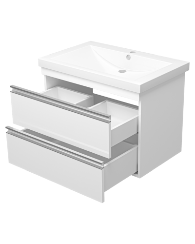 Ингрид - 75 Тумба подвесная с 2 ящ.эмаль