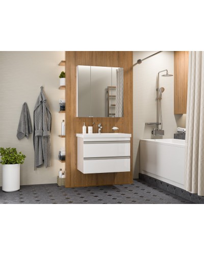 Ингрид - 75 Тумба подвесная с 2 ящ.эмаль