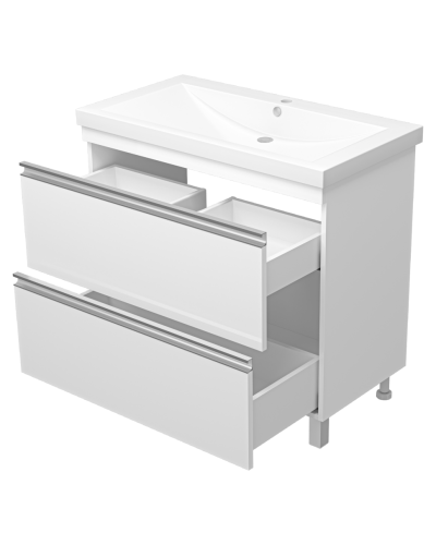 Ингрид - 90 Тумба напольная с 2 ящ.эмаль