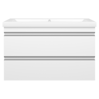 Ингрид - 90 Тумба подвесная с 2 ящ.эмаль